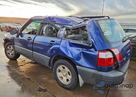 2001 Subaru Forester L z USA, uszkodzony, nr VIN JF1SF63541G726539
